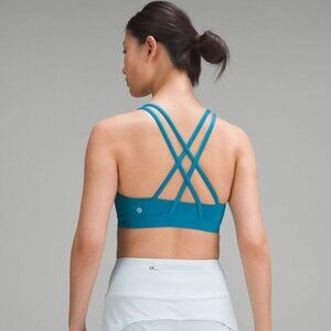 Lulu blue sports bra